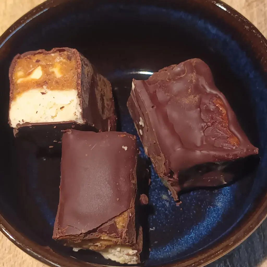 Chocoladebites met noten en dadels