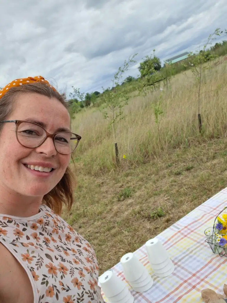 hanna tijdens het zomer diner